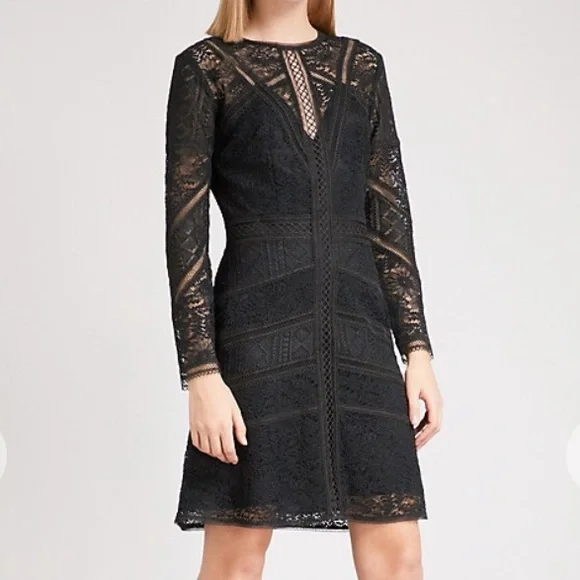 The Kooples - Black Lace Dress - Women